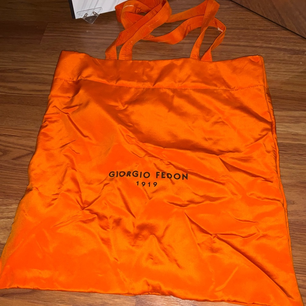 Giorgio Fedon 1919 Orange Tote Bag